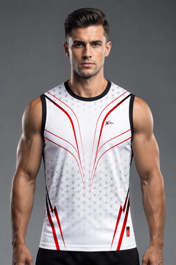 CHEETRAX Men’s Sleeveless Sports Jersey | Quick Dry Athletic Tank Top | Breathable Gym Workout Vest | Running, Training & Fitness Wear